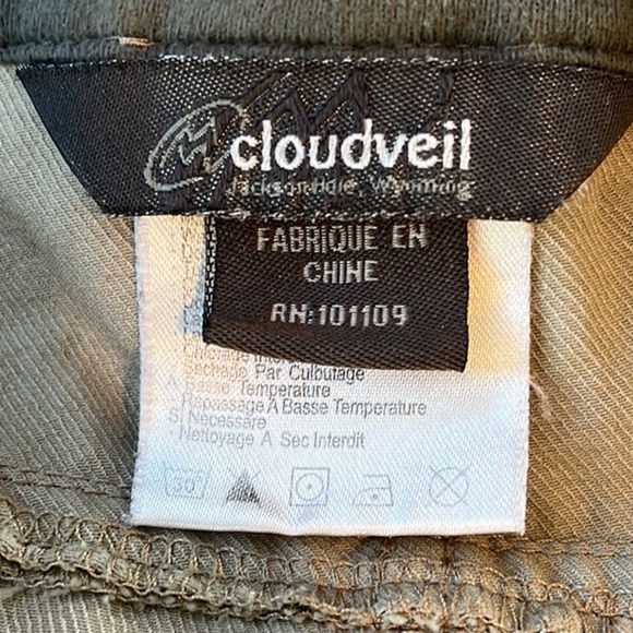 Cloudveil Outdoor Hiking Cargo Pants Khaki Mens Size 32 - Picture 7 of 12